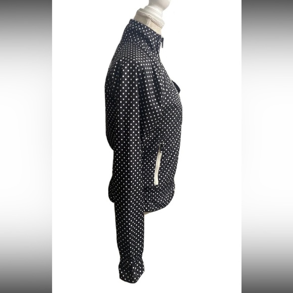 THE NORTH FACE Jacket Black Polka Dot Women's Windbreaker Size XS Ahuy Worn Once - Picture 5 of 10